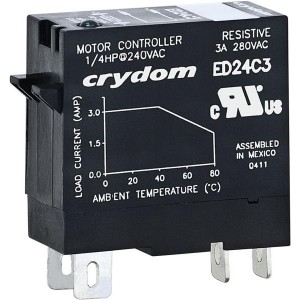 ED24F3, Твердотельные реле - Промышленного монтажа Plug In 280VAC 3A 35-72VDC CNT ZC