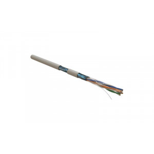Кабель витая пара F/UTP кат.5E 4х2х24AWG solid PVC FUTP4-C5E-S24-IN-PVC-GY-305 сер. (м) 42052