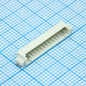 532611471, Соединитель закрытый 14 контактов шаг 1,25 мм угловой для поверхностного монтажа лента на катушке