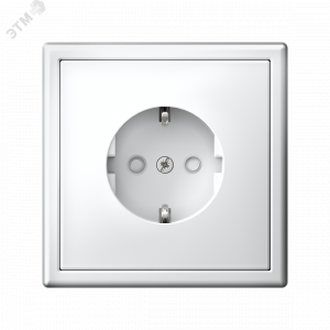 ARTGALLERY РОЗЕТКА с заземлением со шторками, 16А, механизм, быстрозажимные клеммы, лотос GAL001345S