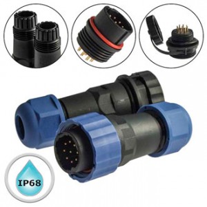 SZC21 9P-F-M, Разъём герметичный SZC21 9P-F-M, 9 контактов