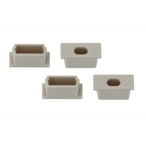 ЭРА 1506-3B Набор заглушек для профиля CAB262, 4 сквозные (500/24000)(кр.10шт)