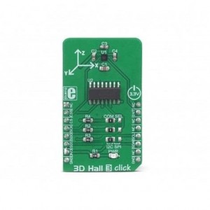 MIKROE-3310, Инструменты разработки магнитного датчика 3D Hall 3 Click