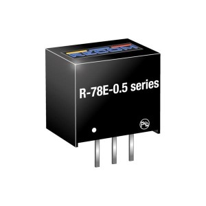 R-78E9.0-0.5, Преобразователи постоянного тока в постоянный без изоляции 500mA 9Vout SIP3