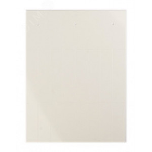 Табличка полужесткая. Установка в держатель. ПВХ-0,5. Белая TAS4915W