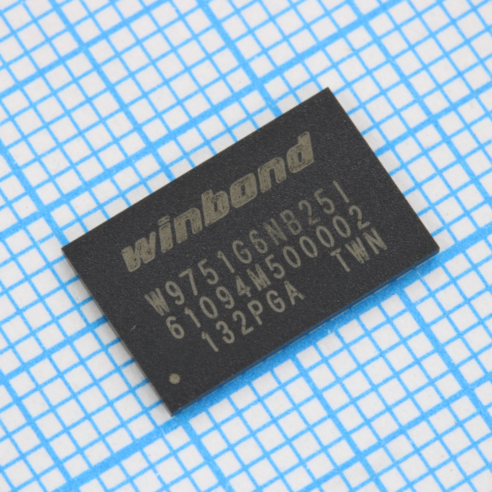 Изображение товара Модуль оперативной памяти DDR2 512Мбит 84-Pin VFBGA Winbond W9751G6NB25I/REEL