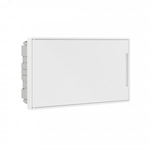 Щиток 18 мод встраиваемый FRAME ЩРв-П-18, белый, с белой дверцей, с 2  шинами PEN на 8 и 10 отв. F18B1WW DKC F18B1WW