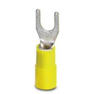 3240045, Клеммы Fork-typ cbl lug,ylw 4 - 6 mm2 M8