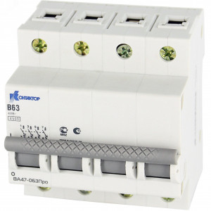 ВА47-063Про, 4P, 20A, Icu-4,5kA, х-ка В 7000067
