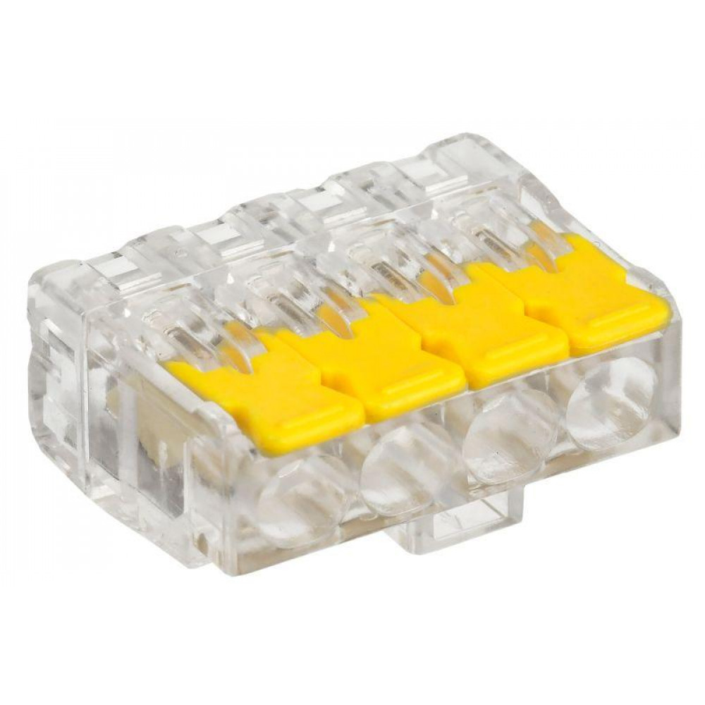Изображение товара Клемма строительно-монтажная СМК 228-414 IEK, 4 контакта, 50 шт