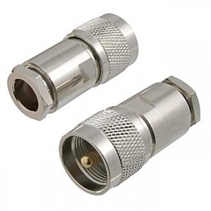 UHF-S213P, Разъем высокочастотный штекер UHF, пайка на кабель RG213