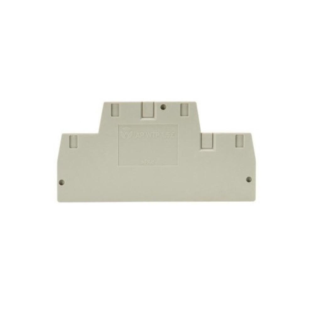 Изображение товара Крышка боковая AP WTP 1,5 E серого цвета для клемм 1,5 мм кв