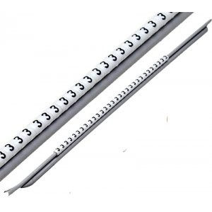 STD02W-3, Маркер кабельный (цифра) полихлорвиниловый