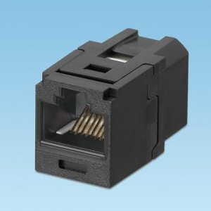 CC5E88BL, Модульные соединители / соединители Ethernet UNIV Coupler CAT 5e RJ45 8POS/8WIRE