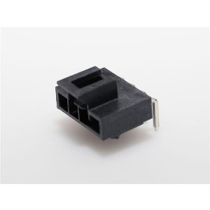 105313-1204, Проводные клеммы и зажимы NanoFit RA Hdr TH SR 4Ckt 0.38UM Au Blk