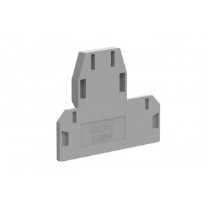 Торцевая крышка 303121, Торцевая крышка, для клемм UKD, цвет: серый