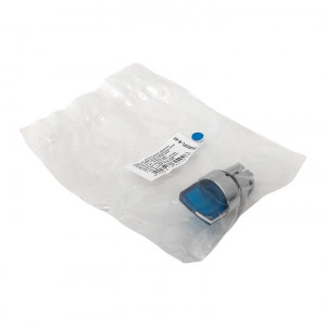 Исполнительный механизм переключателя ХB4 синий на 3 положения с фиксацией, с подсветкой с короткой ручкой IP65 EKF XB4BD3FL-B-65