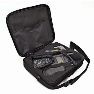 DT-8820, Многофункциональный тестер окружающей среды 4 в 1. Измерение уровня шума 35..130дБ ±3,5 дБ, освещенности: 0,1…20клк ±5%, влажности: 25…95%RH и температуры:−20…50°С±3%, термопара тип К −20…750°С