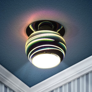 DK88-1 Светильник декор "3D горизонт" G9,220V, 35W, серебро/мультиколор (50/700) Б0032362