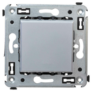 Инвертор одноклавишный в стену, "Avanti", "Закаленная сталь" 4404123