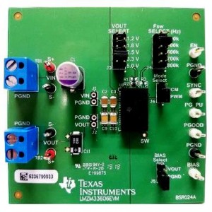 LMZM33606EVM, Средства разработки интегральных схем (ИС) управления питанием 3.5-V to 36-V Input;1-V to 20-V Output;6-A Power Module Evaluation Board