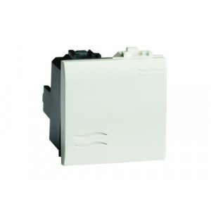 Переключатель 1-кл. 2мод. Brava 16А IP20 бел. 76012B