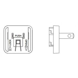 AC PLUG-US2, Адаптеры переменного тока настенного монтажа US AC Plug For GEM series