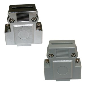 976-015-010R031, Корпуса разъемов D-Sub  15P FLAT RIBBON TYPE GREY PLASTIC