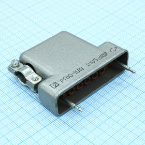 РП10-11 ЛУ розетка с/к, Соединитель  низкочастотный, прямоугольный, внутреннего монтажа