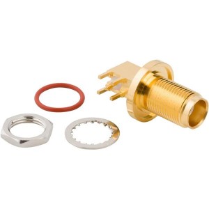031-6527, РЧ соединители / Коаксиальные соединители ARC TNC Right Angle Bulkhead Jack