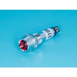 NI-1, Лампа неоновая с резистором 220В в корпусе, красный