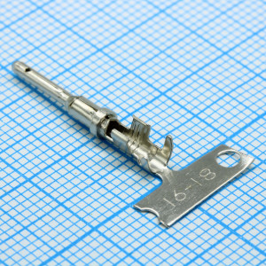 1060-16-0122, Контакт штырь обжимной размер 16 монтаж на кабель 14-18AWG лента на катушке