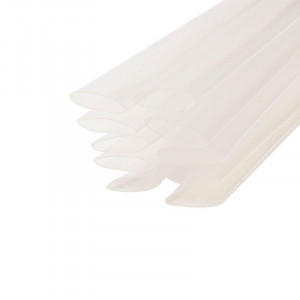 Трубка термоусадочная СТТК (3:1) 18/6 прозрачная, двустенная клеевая термоусаживаемая трубка в метровой нарезке