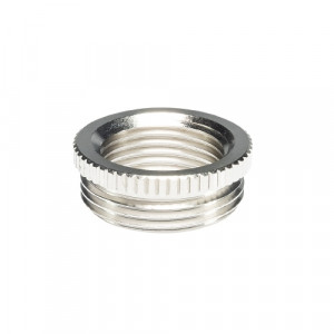 Резьбовой переходник M25x1,5-M20x1,5 05.507.9121.0, Резьбовой переходник, наружная резьба M25x1,5, внутренняя резьба M20x1,5, латунь, тип покрытия: никель