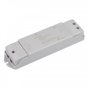 Усилитель SMART-RGB (12-60V, 3x5A) 029601, RGB-усилитель. Питание 12-60VDC. 3 канала, ток нагрузки 3x5A, мощность нагрузки 216-1080W. Размер 175x45x27 мм.