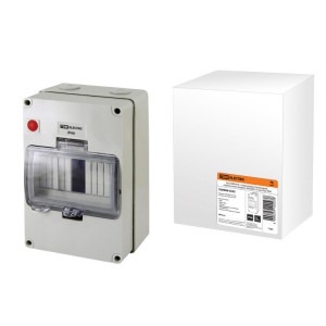 Бокс КМПнИ-8, с индикатором, блокировкой, герметичными вводами, 200х200х110 мм, IP66, SQ0908-0202