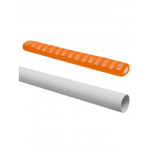 Труба гладкая жесткая ПВХ d 25 (111 м) длина 3 м, серая SQ0404-0003