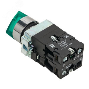 Переключатель BD33 3P c зеленой подсветкой 230В NO PROxima xb2-bk33-g-230