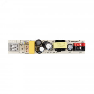 Блок питания ARV-DR150-24 (24V, 6.25A, 150W) 035700, Источник напряжения с гальванической развязкой для светодиодных изделий. Входное напряжение 100-240 VAC. Выходные параметры: 24 В, 6.25 А, 150 Вт. Негерметичный пластиковый корпус IP 20 для установки на DIN-рейку. Габаритные размеры длина 90 мм, ширина 10