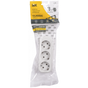 Розетка переносная разб. К03 3 места CLASSIC KYP11-16-03-00-Z