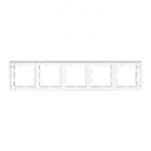 5 - местная рамка, белая, пластик Эпика EKF UP1-FPW-05