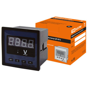 Цифровой вольтметр ЦП-В72 0-9999В-0,5-Р SQ1102-0525