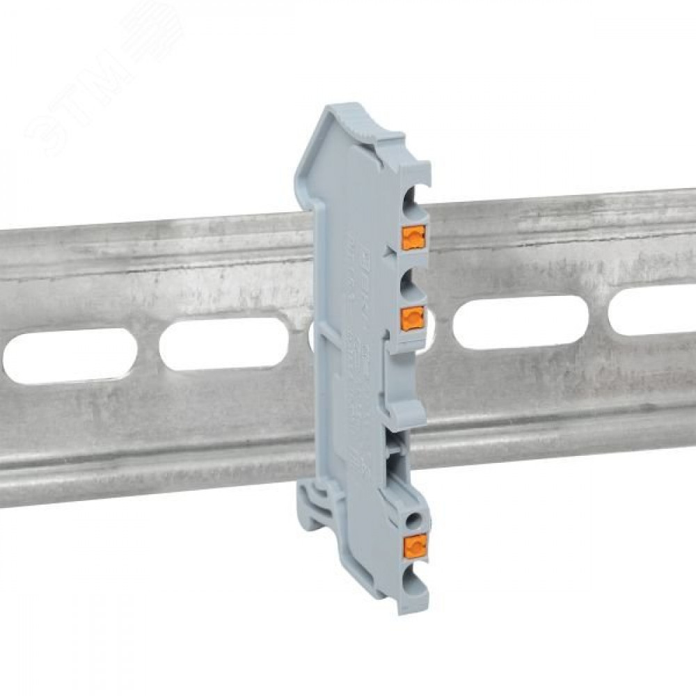 Изображение товара Клеммная колодка пружинная 1,5 Push-in 3 вывода EKF