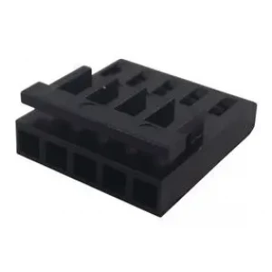 926475-5, Корпус разъема розетка 5 контакт(-ов) 2.54мм прямой монтаж на кабель черный пакет