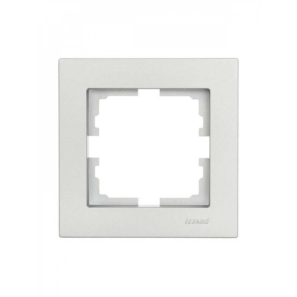 Изображение товара Рамка 1-местная горизонтальная VESNA платина 742-3500-146