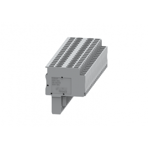 Разъем для клемм TCPDB2.5-1-GY, Разъем штекерный с пружинным зажимом, для клемм TCD1.5-2-1…, TCD2.5-2-1… 2 точки подключения проводов, 1 полюс, цвет: серый