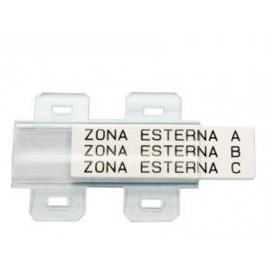 brdSA1135, Контейнеры для кабеля под две стяжки, размеры 9х35мм, цвет-прозрачный, 500шт/упак.