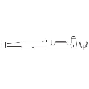RM-SC-112, Стандартные цилиндрические контакты Contact F 1 POS Crim ST 1Terminal 1Port