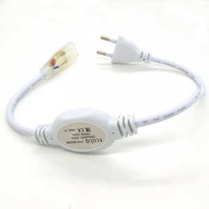 Шнур питания для Led-ленты 5050  220V, Uвх=220±20VDC, 1500W, IP68, кабель, муфта, разъем, вилка