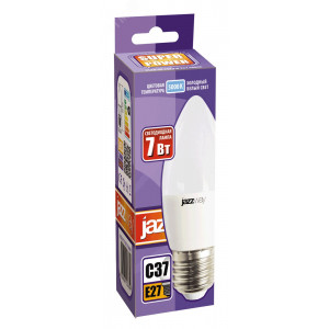 Лампа светодиодная PLED-SP 7Вт C37 свеча 5000К холод. бел. E27 560лм 230В 1027849-2